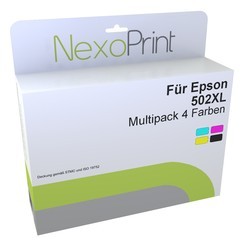 Epson Tintenpatronen Multipack (4 Farben) Typ 502XL C13T02W64010 günstig  kaufen